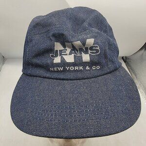 NY Jeans New York Co Denim Cap Adults Blue Hat Fashion Going Out Casual Comfort